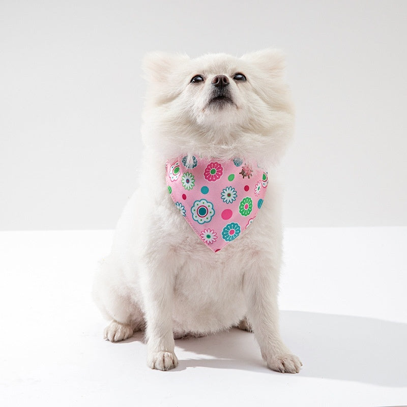 Dog Bandana and Saliva Towel Available in Different Patterns Accessories