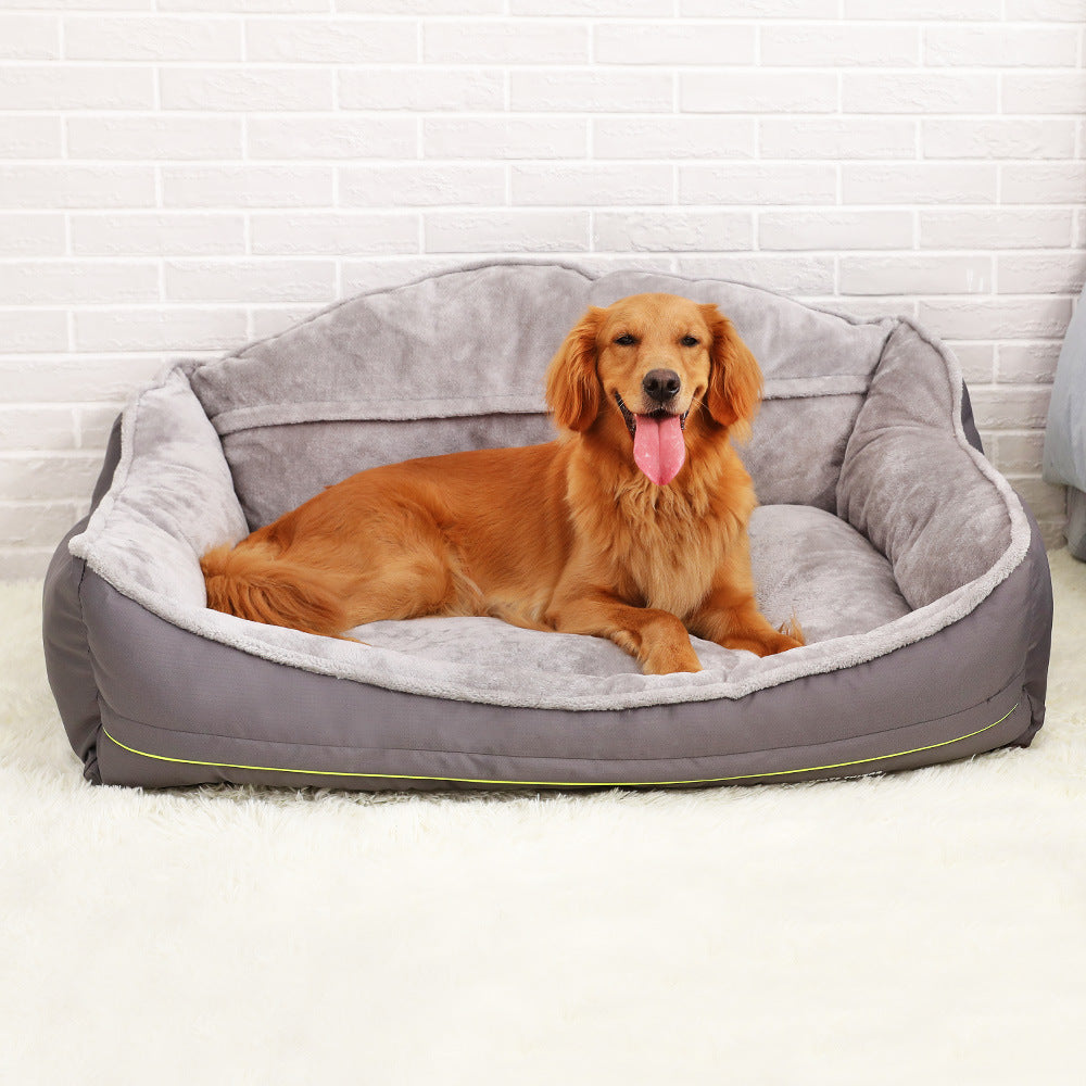 Plush Dog Sofa Bed Washable And Available in Multiple Sizes Accessories