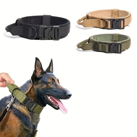 Heavy Duty Tactical Dog Collar with Control Handle | Collar For Medium And Large Dogs collar