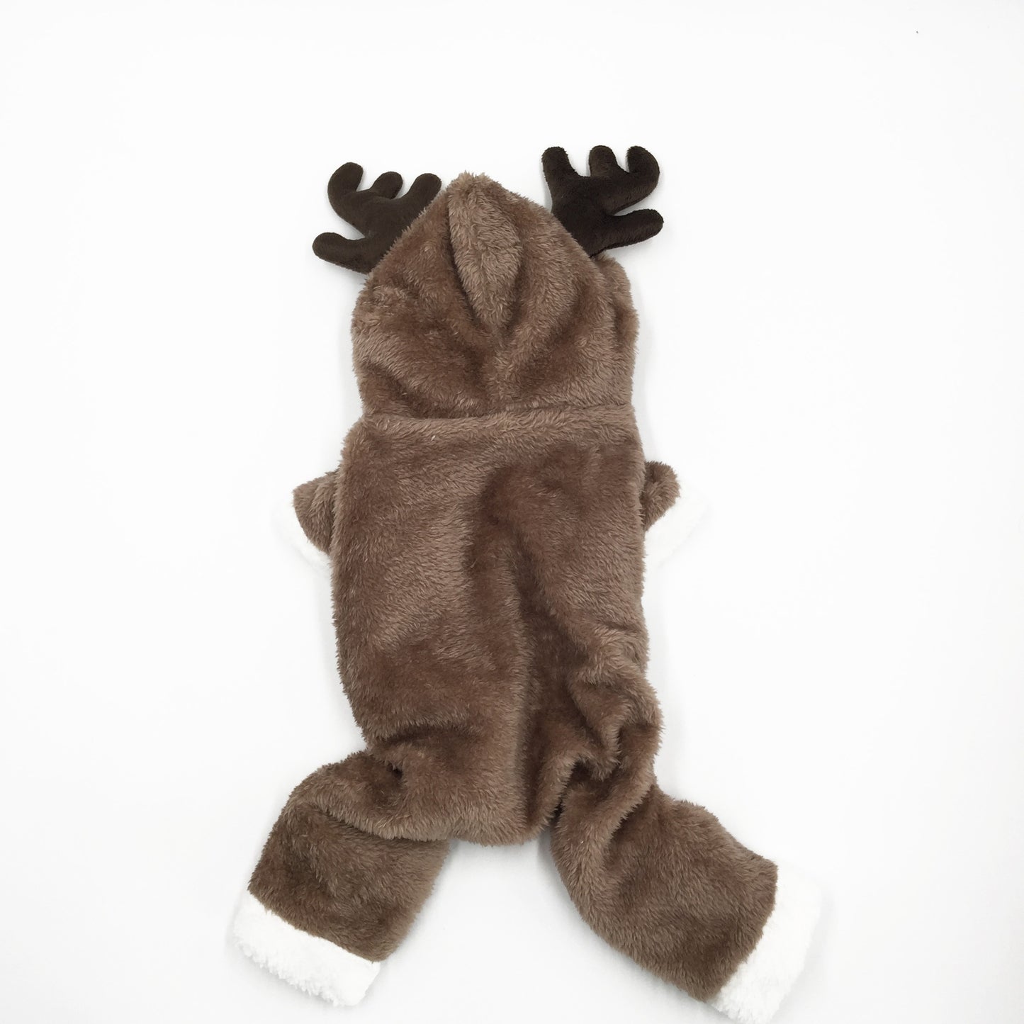 Fun Elk Christmas Dog Clothes Coral Fleece Dog Apparel christmas