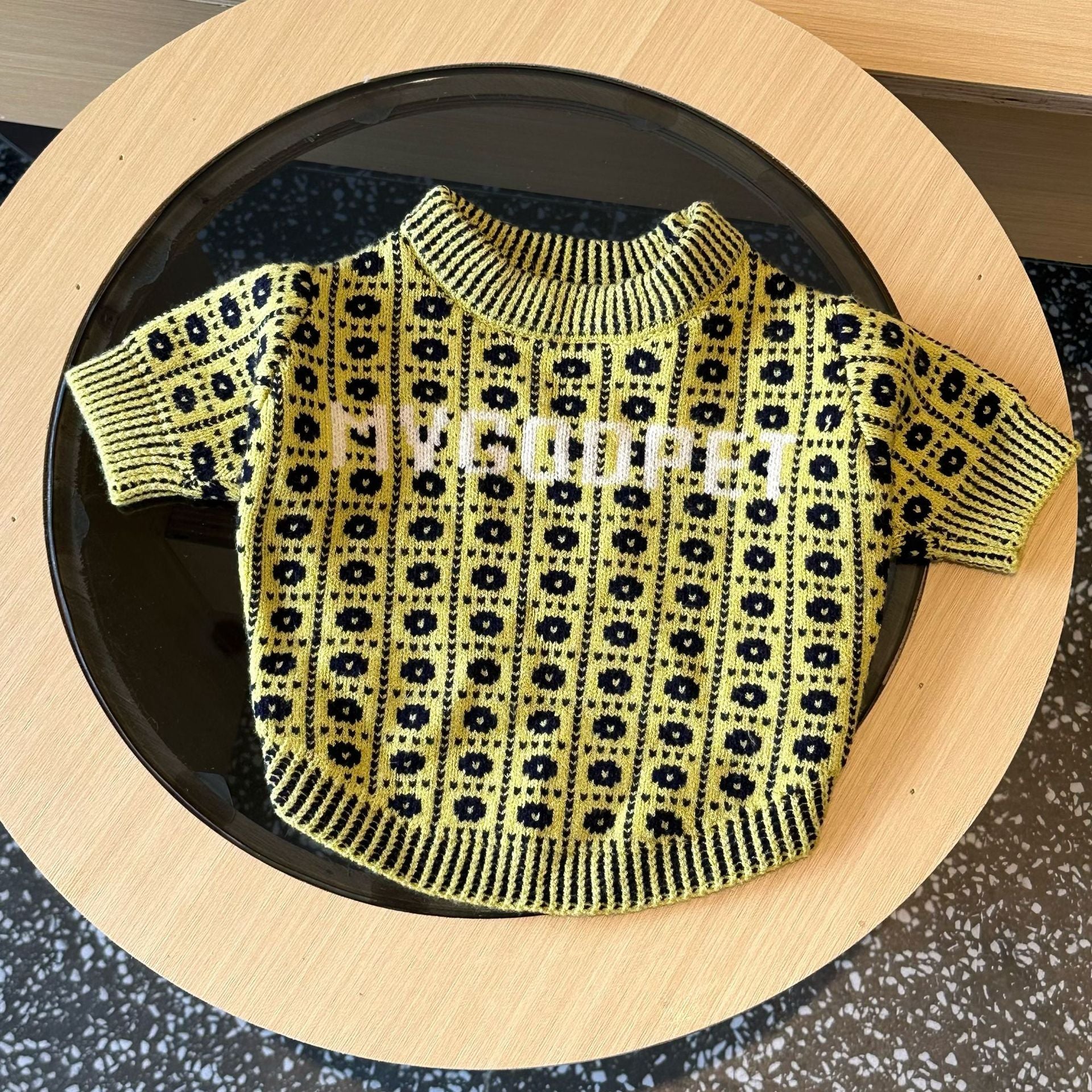 Dog Winter Sweater: Cozy Wool Dog Pullover with Matching Hat Option Clothes / L Accessories