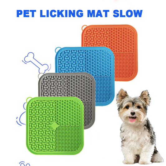 Slow Feeder Dog Licking Mat for Anxiety Relief For Dogs beds