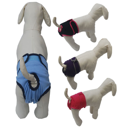 Adjustable And Waterproof Dog Diaper Shorts | Washable Physiological Pants for Dogs - outdoor