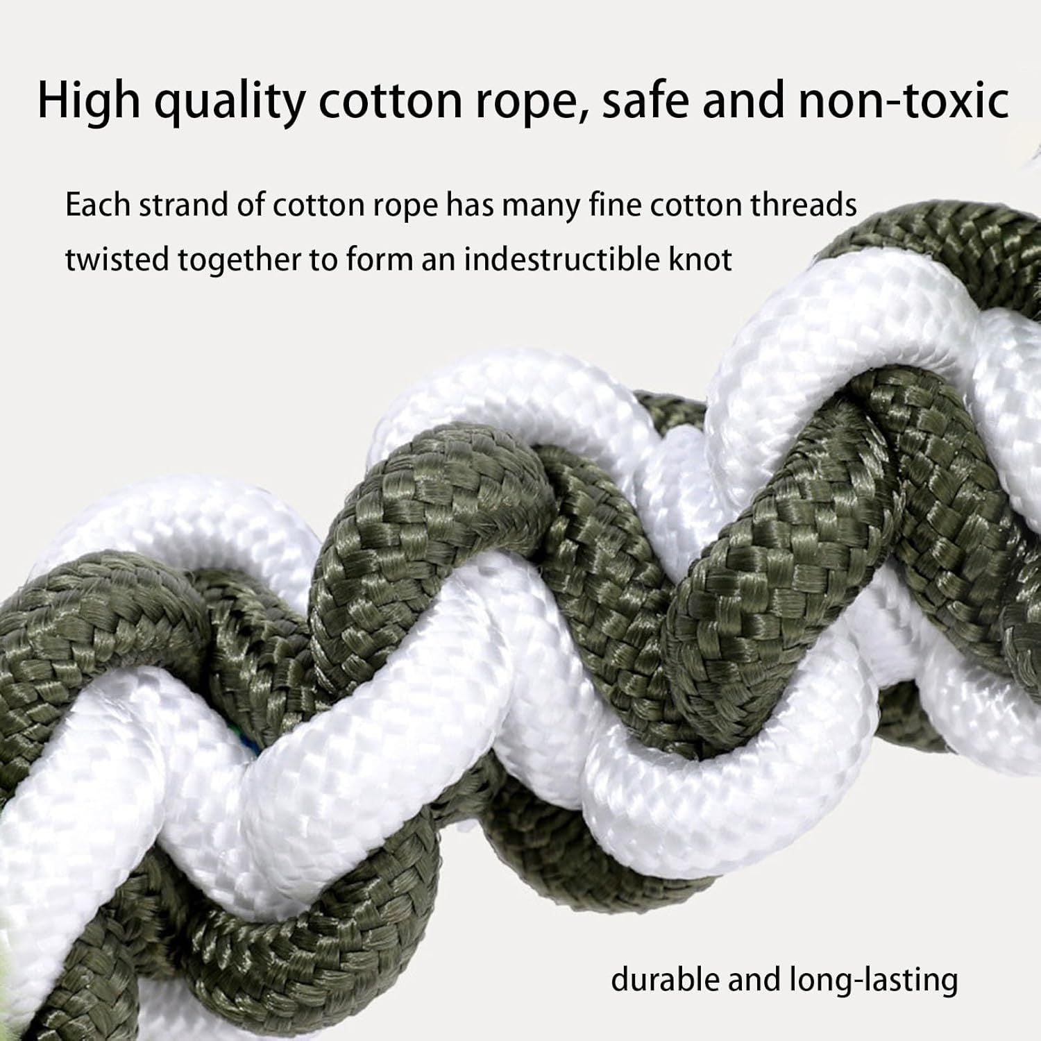 Squeaky And Crinkle Plush Dog Toy with Rope Knot | Interactive Chew Toy for Dogs toys