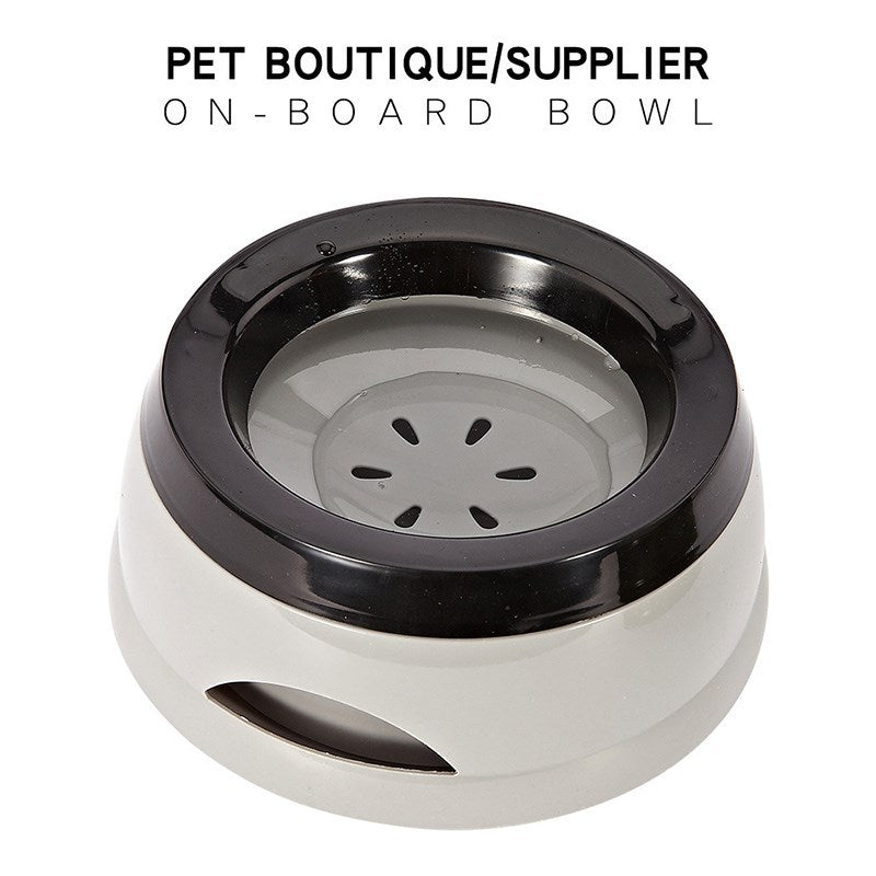 No Spill Floating Water Bowl for Dogs | 750ml Anti Splash Dog Drinker food