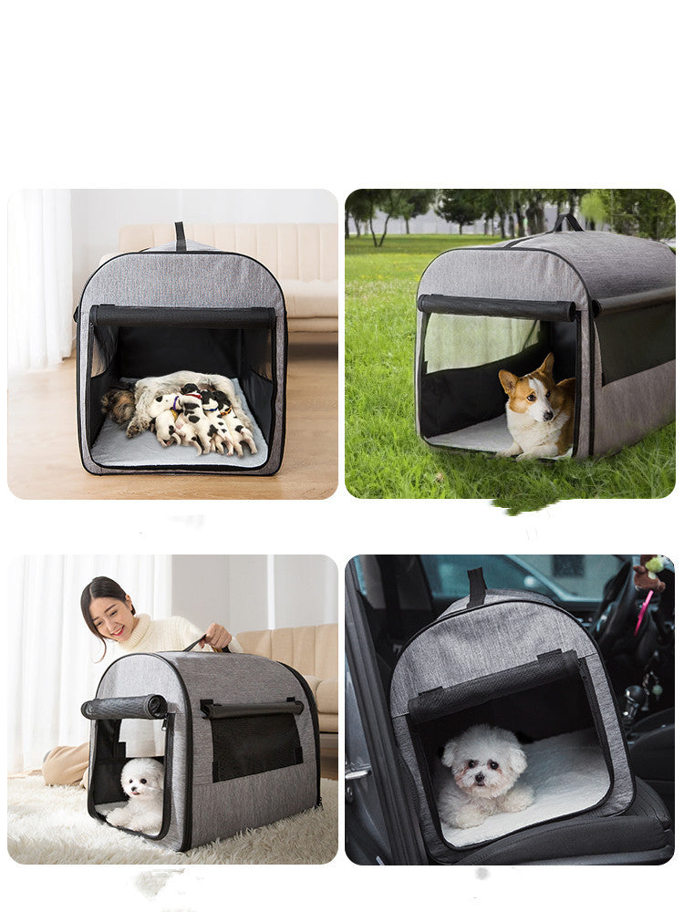 Portable Cylinder Dog Carrier | Washable Travel Bag for Dogs house