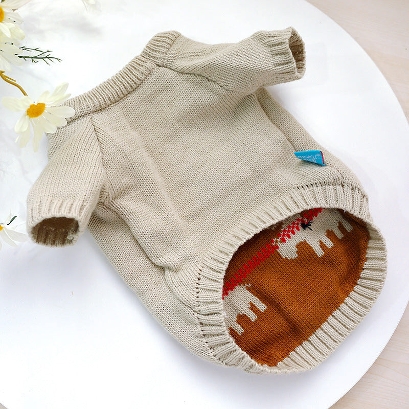 Festive Holiday Dog Sweater | Cozy Acrylic Dog Clothing Accessories