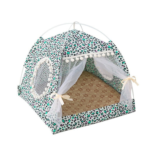 4 Season Dog Tent And Bed | Versatile Dog House with Removable Cushion beds