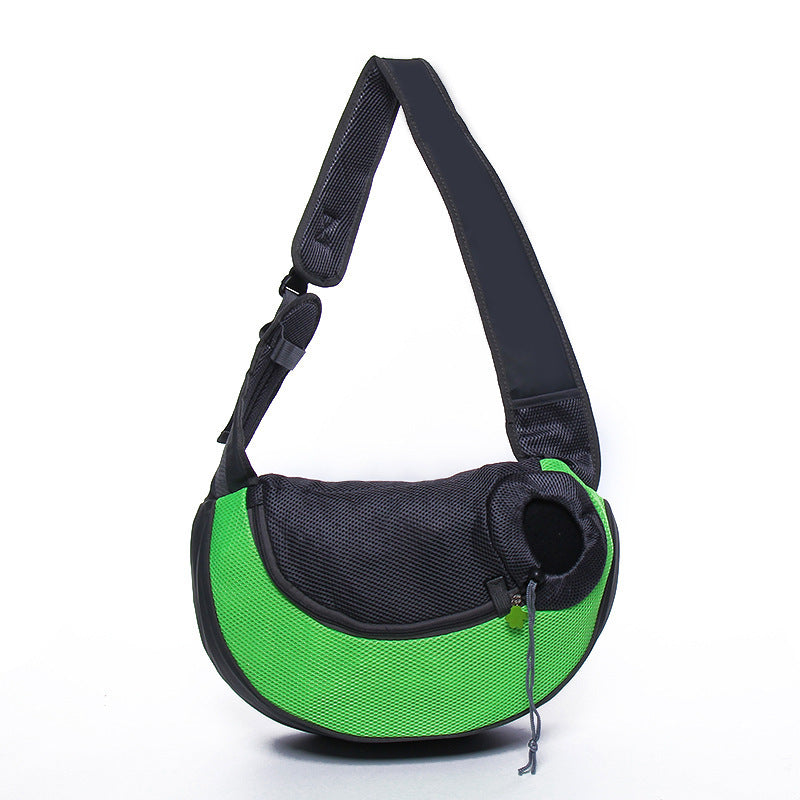 Breathable Front-Facing Dog Carrier | Portable Travel Sling for Dogs - Green / 30x10x20cm - travel