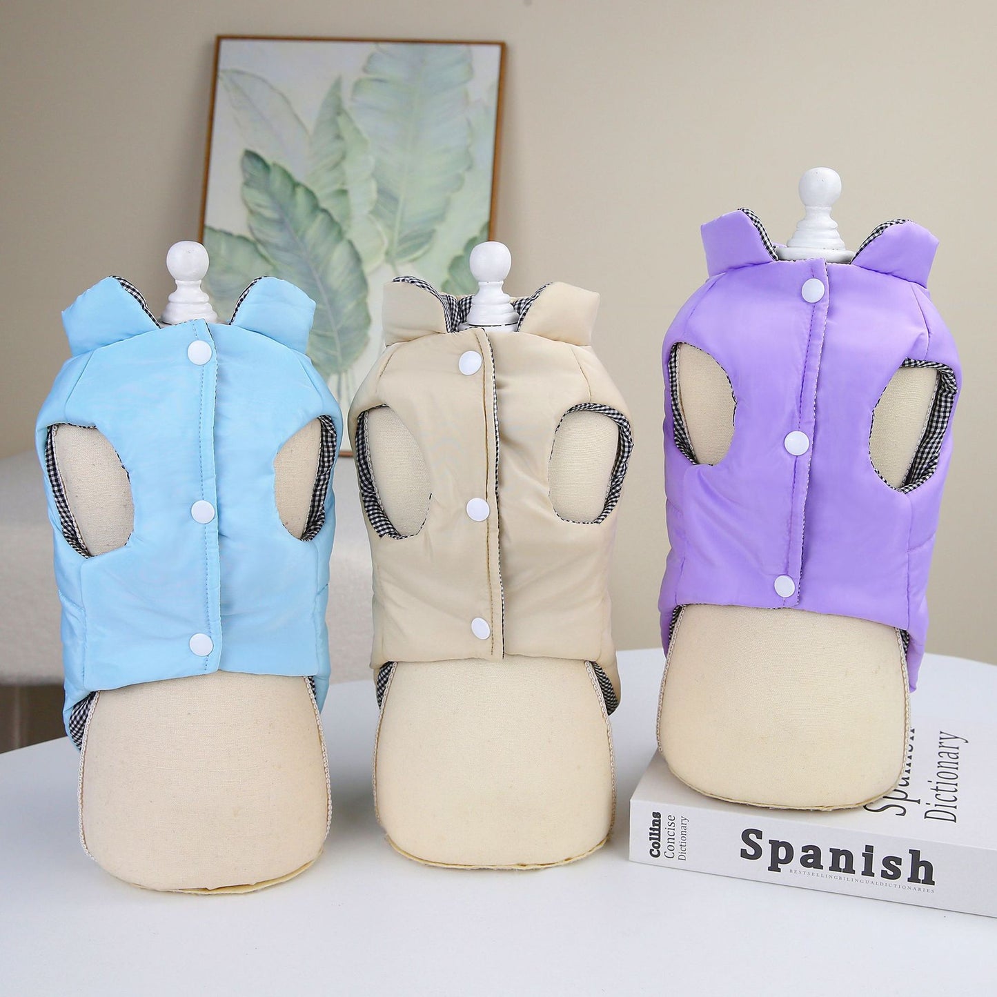 Warm Cotton Dog Vest | Casual Winter Dog Jacket in Multiple Colors - coats