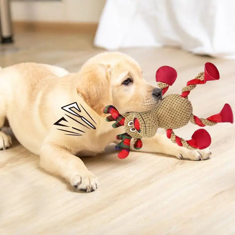 Squeaky Christmas Dog Toy | Interactive Holiday Chew Toy for Dogs toys