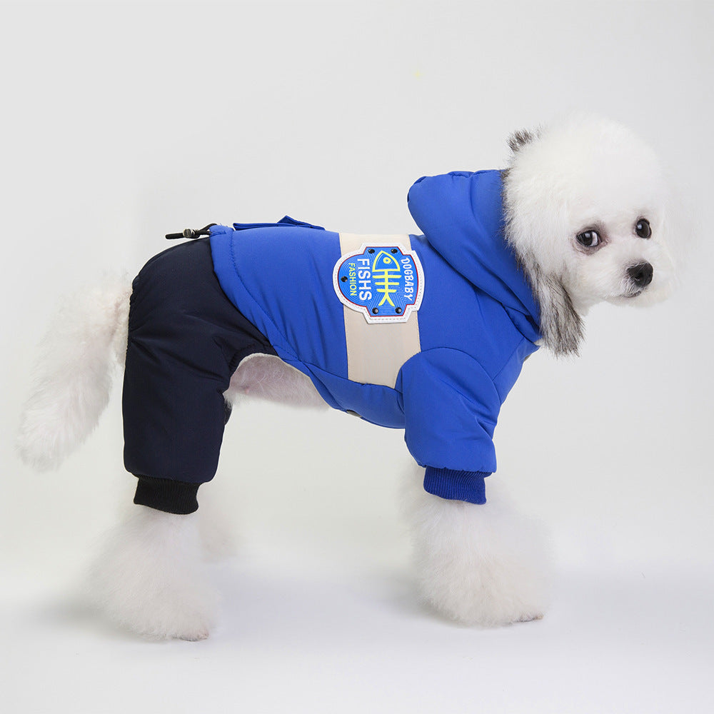 Warm Dog Snow Coat | Winter Stylish Coats for Dogs Blue / L Coats & Dog Vests