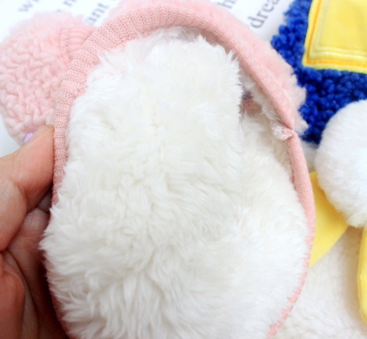 Double Layer Fleece Dog Vest | Contrasting Color Dog Coat coats