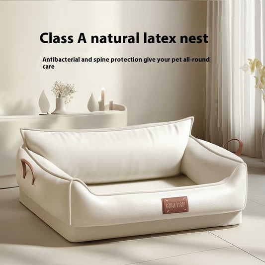 All Season Waterproof Dog Bed | Durable And Tear Resistant Kennel with Spine Protection beds