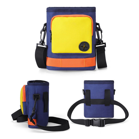 Oxford Cloth Dog Training Crossbody Bag | Portable Treat Pouch for Outdoor Travel - travel