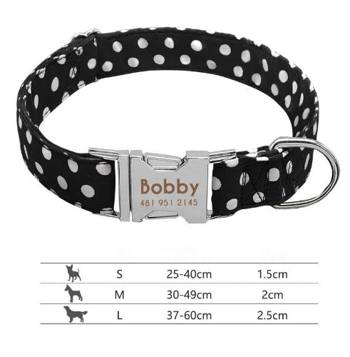 Durable And Adjustable Dog Collar with Secure Metal Buckle Dog Collars & Leashes
