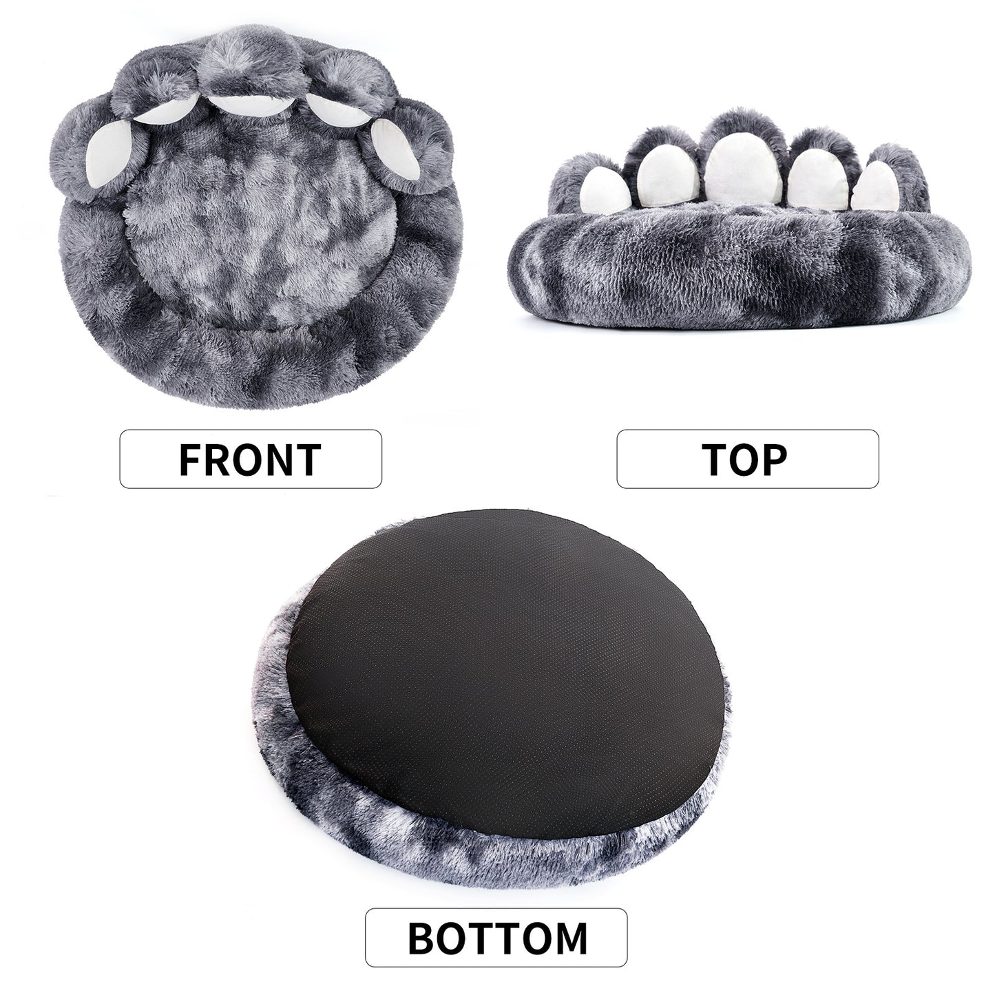 Cute Bear Paw Plush Dog Bed | Cozy And Calming Mat for Small/Medium Dogs beds