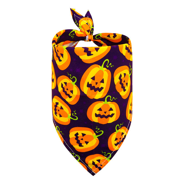 Halloween Dog Bandanas | Festive And Fun Spooky Dog Bandanas 1 Style / 40X28X28cm bow
