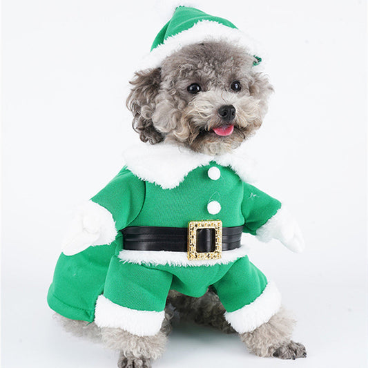 Festive Christmas Dog Sweatshirt Holiday Pet Dog Apparel christmas