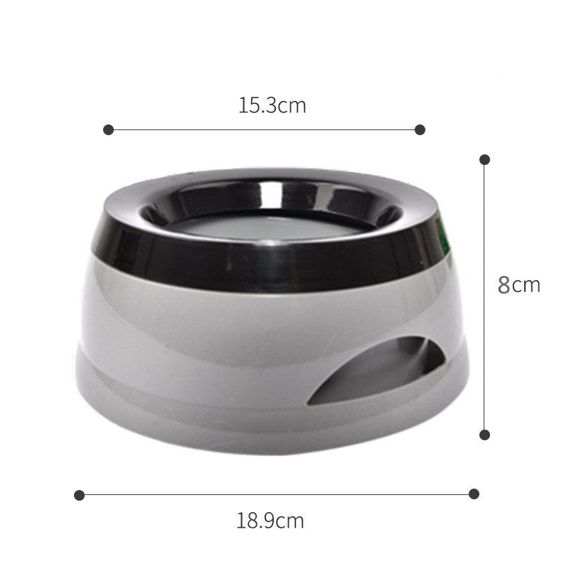 No Spill Floating Water Bowl for Dogs | 750ml Anti Splash Dog Drinker food