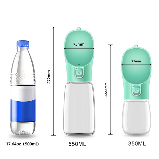 Portable Dog Water Bottle And Travel Dispenser | Leak-Proof for Dogs on the Go - Dog Travel Essentials