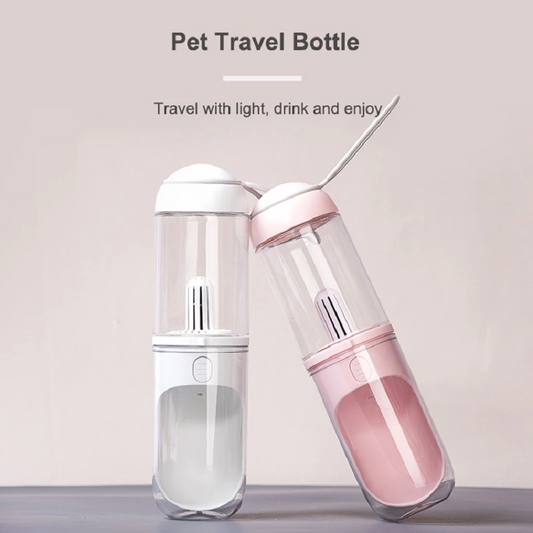 Outdoor Travel Pet Water Dispenser Pet Dog Cat Water Bottle Dog Travel Essentials