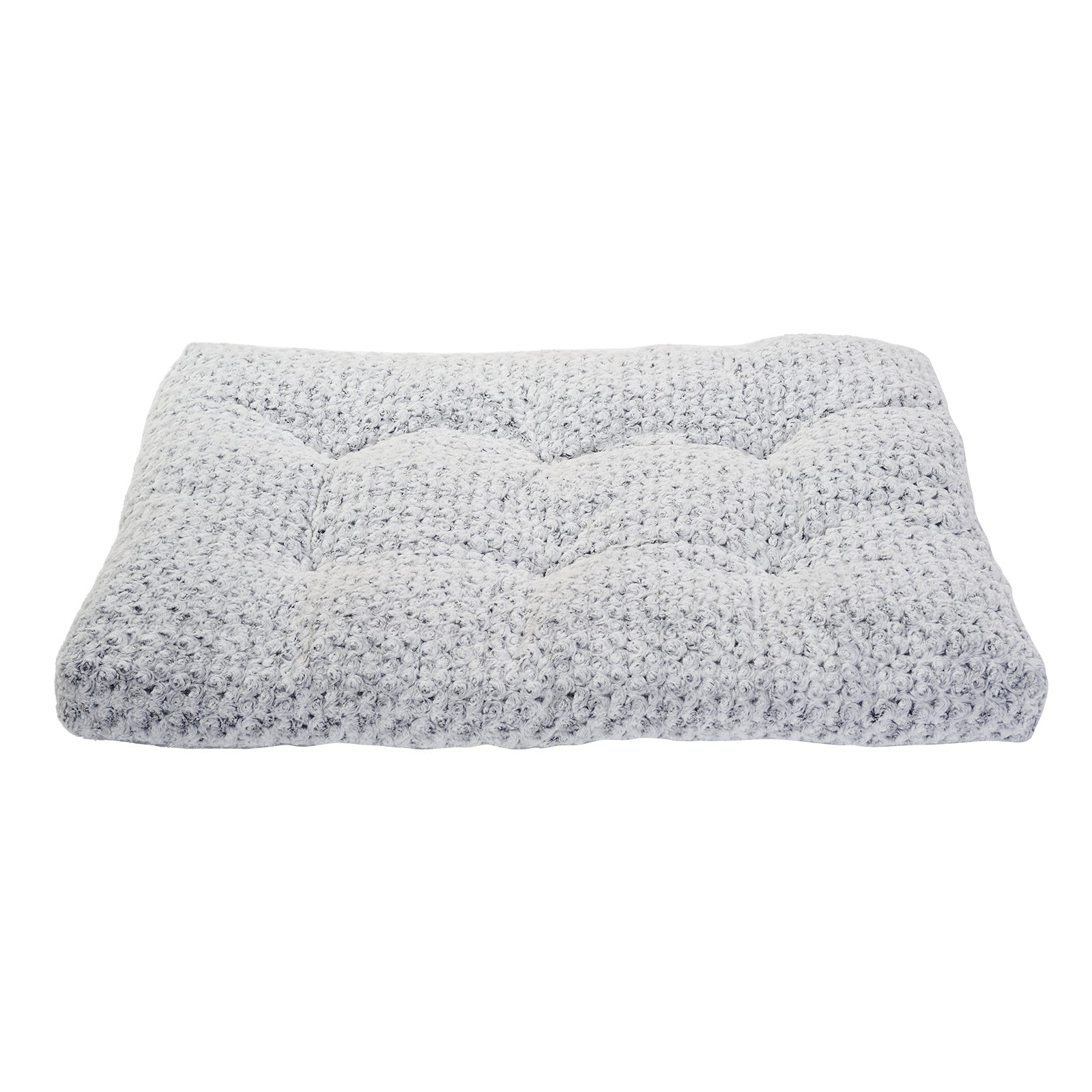 Washable And Supportive Plush Dog Bed Mat | Thickened Dog Kennel Cushion L / Grey beds