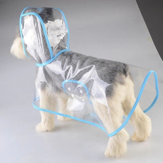 Dog Raincoat: Plastic Waterproof Jacket for Small to Medium Dogs - Accessories
