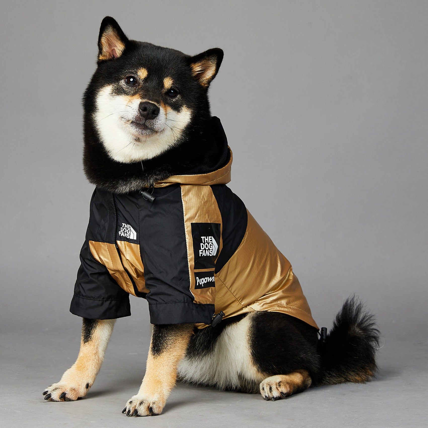 Large Dog Raincoat: European And American Style Waterproof Dog Jacket - Accessories