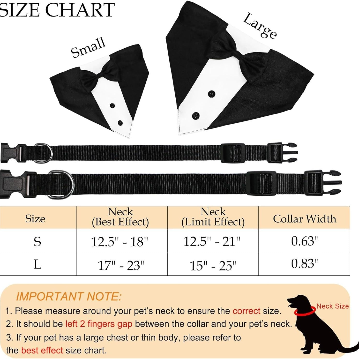 Dog Tuxedo And Bow Tie Formal Costume | Adjustable Wedding And Party Outfit costumes